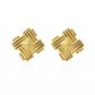 Fashion Square Cone 999 Sterling Silver Stud Earrings (Pre-Sale)
