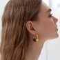 Irregular Pattern 999 Sterling Silver Large Statement Hoop Earrings (Pre-Sale)