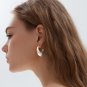 Irregular Pattern 999 Sterling Silver Large Statement Hoop Earrings (Pre-Sale)