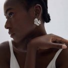 Round Three Twisted Tube S999 Sterling Silver Huggie Hoop Earrings (Pre-Sale)