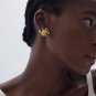 Casual Irregular Fireworks S999 Sterling Silver Luxury Stud Earrings