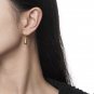 Women Drop Water Simple 925 Sterling Silver Dangling Earring (Single)