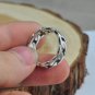 Vintage Link Chain 925 Sterling Silver Ring
