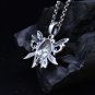Men Vintage Skull Pirates Knife Sword 925 Sterling Silver DIY Pendant