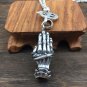Men Vintage The Praying Hands 925 Sterling Silver  DIY Pendant