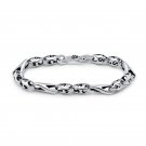 925 Solid Sterling Silver Men's Bracelet