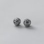 Hollow Flower 10mm 925 Sterling Silver Bead Caps