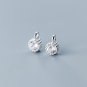 Simple Round CZ 925 Sterling Silver DIY Charms