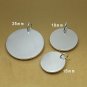 Fashion Simple Circle Round 925 Sterling Silver Custom Personalized Blank