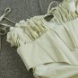 Strappy Sleeveless Wrinkled Mini Dress