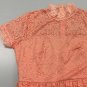 High Neck Short Sleeve Lace Maxi Bodycon Dress