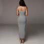 Spaghetti Strap Midi Bodycon Dress