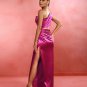One Shoulder Side Slit Maxi Bodycon Dress