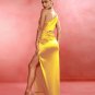 One Shoulder Side Slit Maxi Bodycon Dress