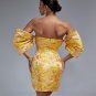 Off-shoulder Floral Mini Dress