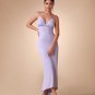 Lavender Strappy Backless Dress