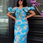 Off Shoulder Pleated Midi Backless Bodycon Dress
