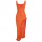 Strappy Sleeveless Mesh Dress