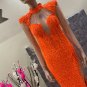High Neck Sleeveless Bead Chain Maxi Bodycon Dress