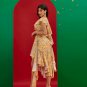 Asymmetric Cutout Ruffle Floral Dress