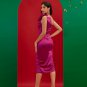 One Shoulder 3D Roses Floral Dress