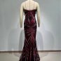 Strapless Sleeveless Colorful Bead Piece Maxi Bodycon Dress