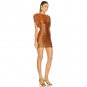 Round Neck Sleeveless Sequins Mini Dress