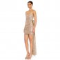 Strapless Sleeveless Sequins Mini Dress