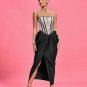 Strapless Ruched Lace Corset Dress
