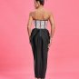 Strapless Ruched Lace Corset Dress