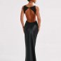 Round Neck Sleeveless Cut Out Maxi Dress
