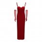 Strappy Sleeveless High Slit Maxi Dress