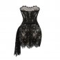 Strapless Sleeveless Lace Mini Dress