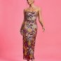 Dahlia Floral Sequins Maxi Dress