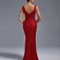 V Neck Sequins Mermaid Dress