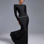 Crystal Belt Backless Maxi Dress