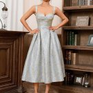 Strappy Sleeveless Elegant Midi Bodycon Dress