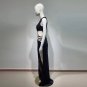 Round Neck Sleeveless Sequins Maxi Bodycon Dress