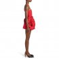 Strapless Sleeveless Flower Mini Dress