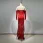 Off Shoulder Long Sleeve Sequins Maxi Bodycon Dress