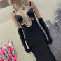 Strappy Sleeveless Sequins Maxi Bodycon Dress
