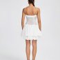 Dove Flower Detail Corset Mini Dress