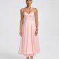 Ballerina Pink Open Back Midi Dress
