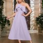 One Shoulder Ruffle Midi Bodycon Dress