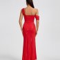 Sequin Embellished High Slit Maxi Dress
