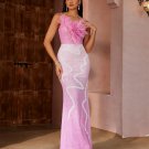 Haute Couture Beaded Feather Evening Dress