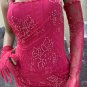 Strapless Sleeveless Lace Maxi Bodycon Dress