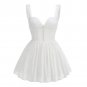 Strappy Sleeveless Puffy Mini Dress
