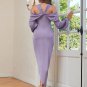 Long Sleeve Irregular Midi Bodycon Dress
