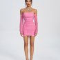 Off Shoulder Pink Mini Dress